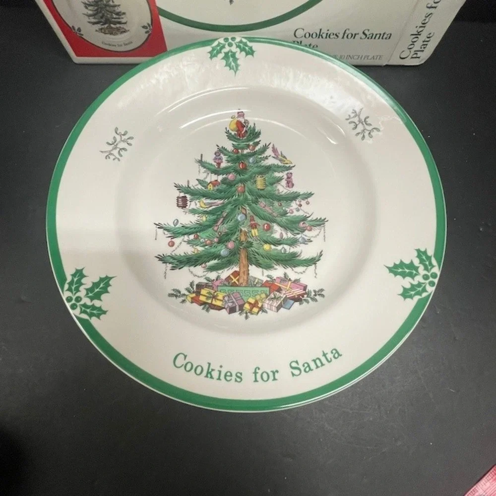 Spode Christmas Tree Cookies for Santa 10